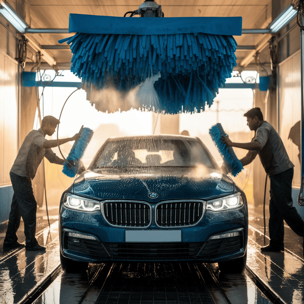 Before and After Car Wash